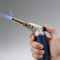 Blue Handheld Jet Torch Lighter — Windproof Blowtorch