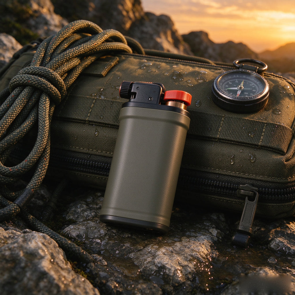 Tactical Outdoor Torch Lighter — Rugged Camping Blowtorch