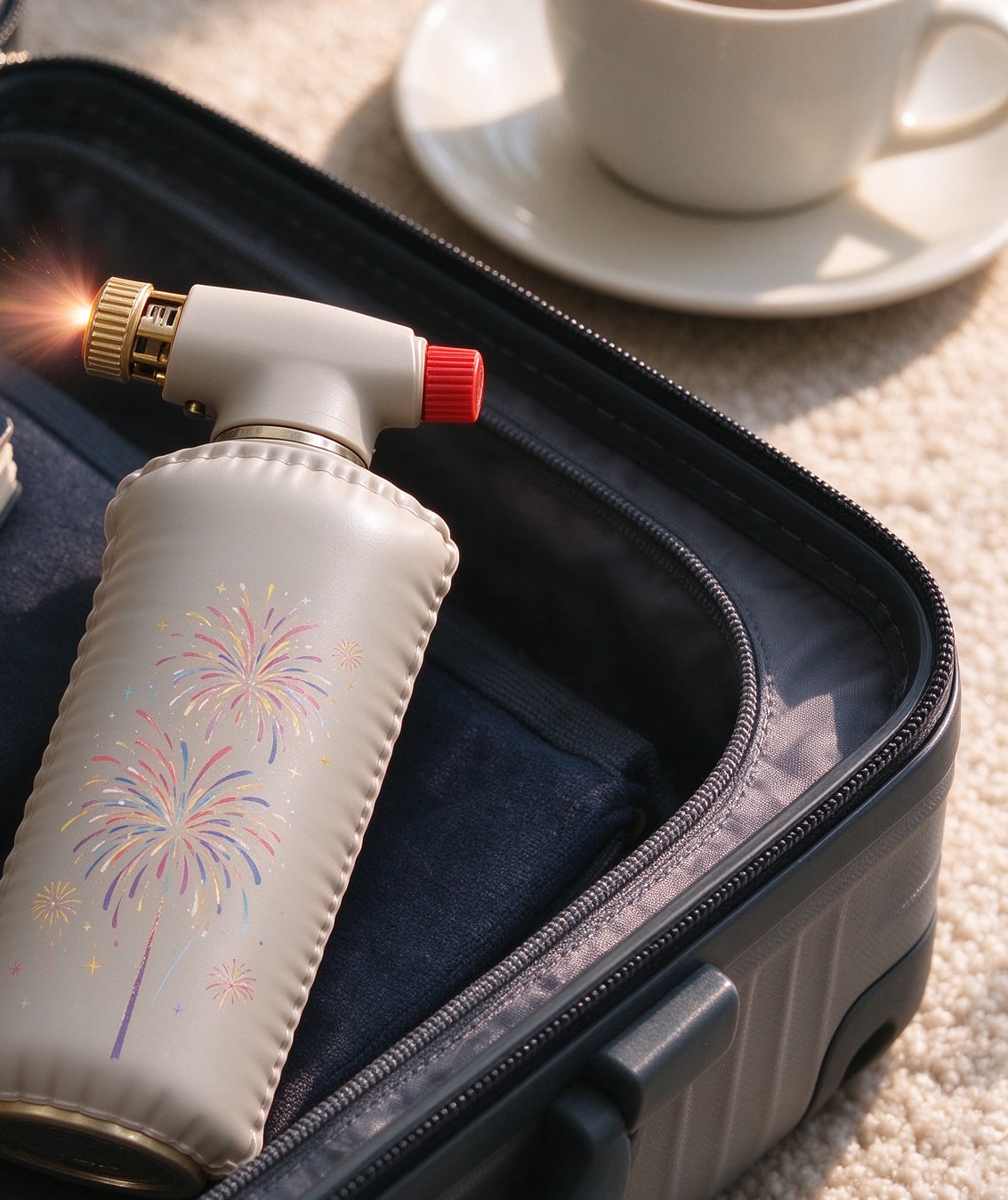Travel Torch Lighter with Canvas Case