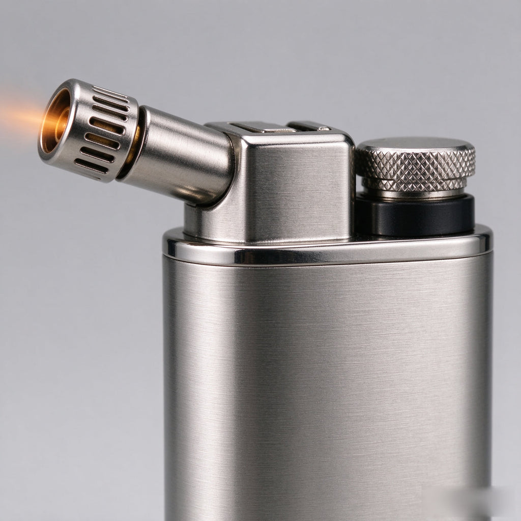 Professional Jet Torch Lighter — Stainless Steel Head