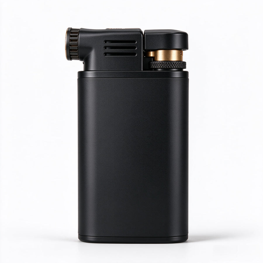 Luxury Diamond-Pattern Pocket Torch Lighter